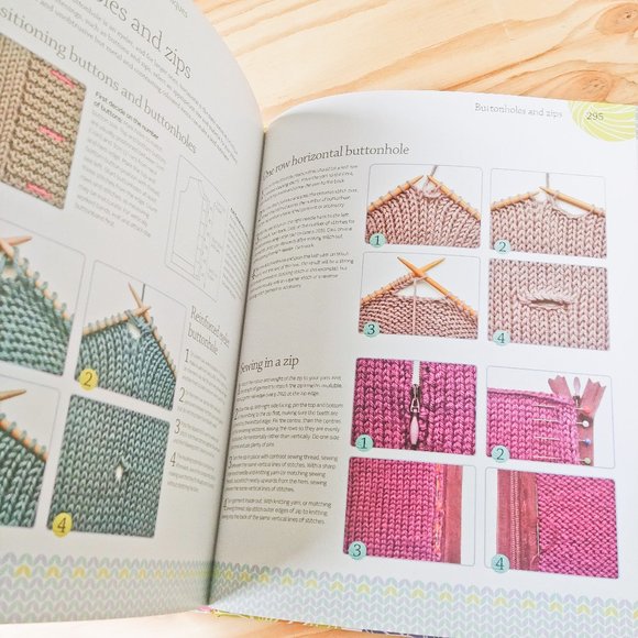 Big Book of Knitting - Colorful Knitting Guide - Picture 5 of 11
